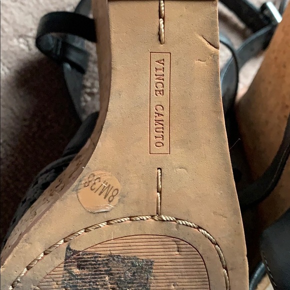 Vince Camino size 8 cork wedge black - Picture 6 of 8